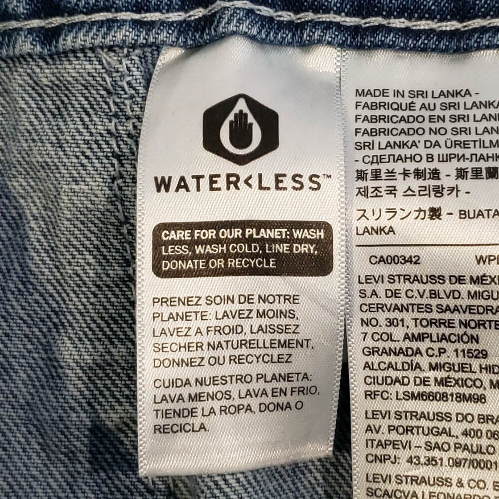 Levi’s Strauss & Co Two Horses Brand Overalls Women’s Size XS Denim Double Knee - Picture 8 of 16